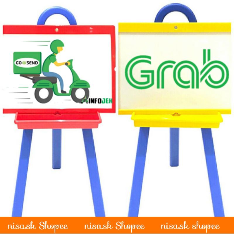 

only grabExpress & Gosend / yaris drawing stand / papan tulis anak
