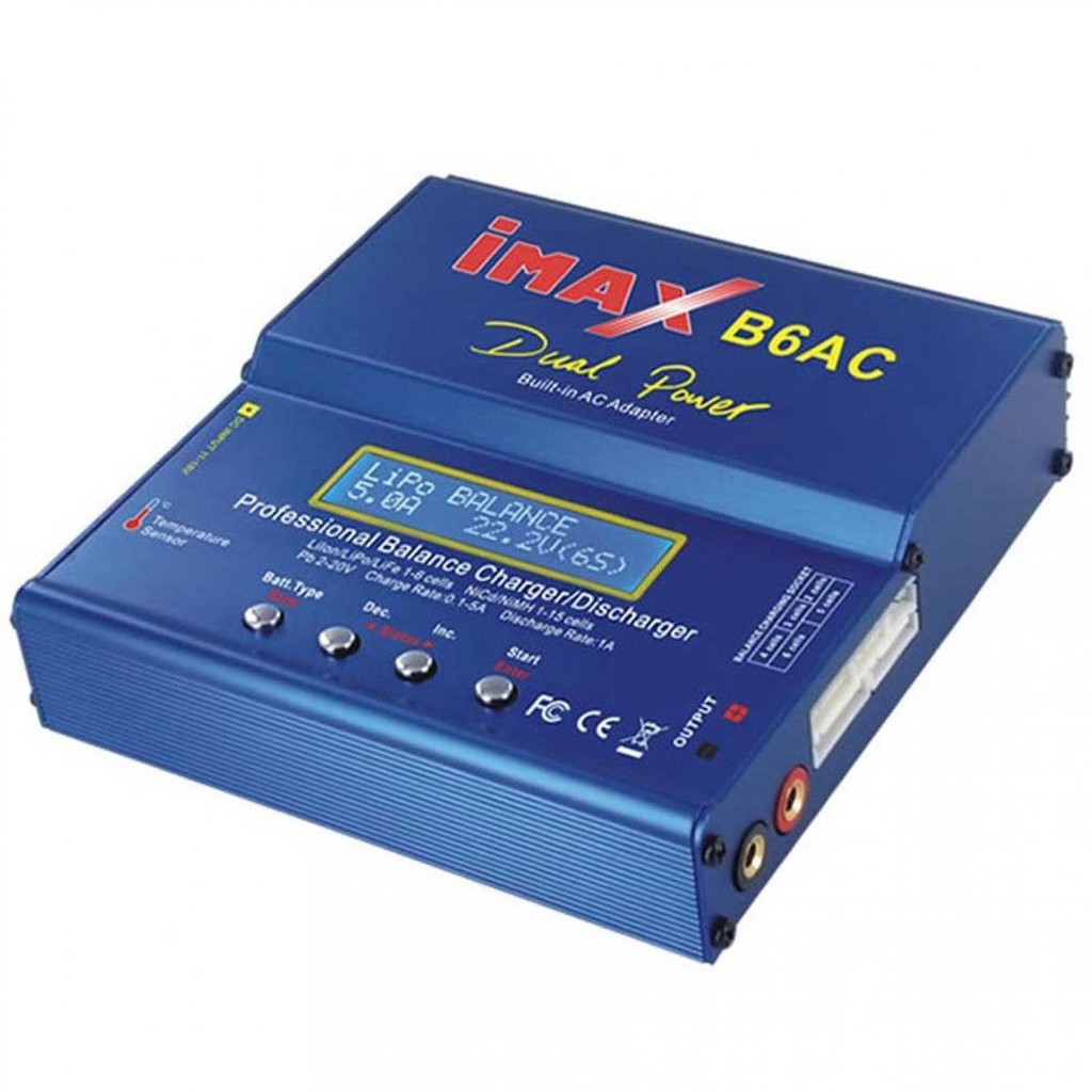 IMAX B6AC Charger Baterai LiPo dengan AC Adapter Integrated