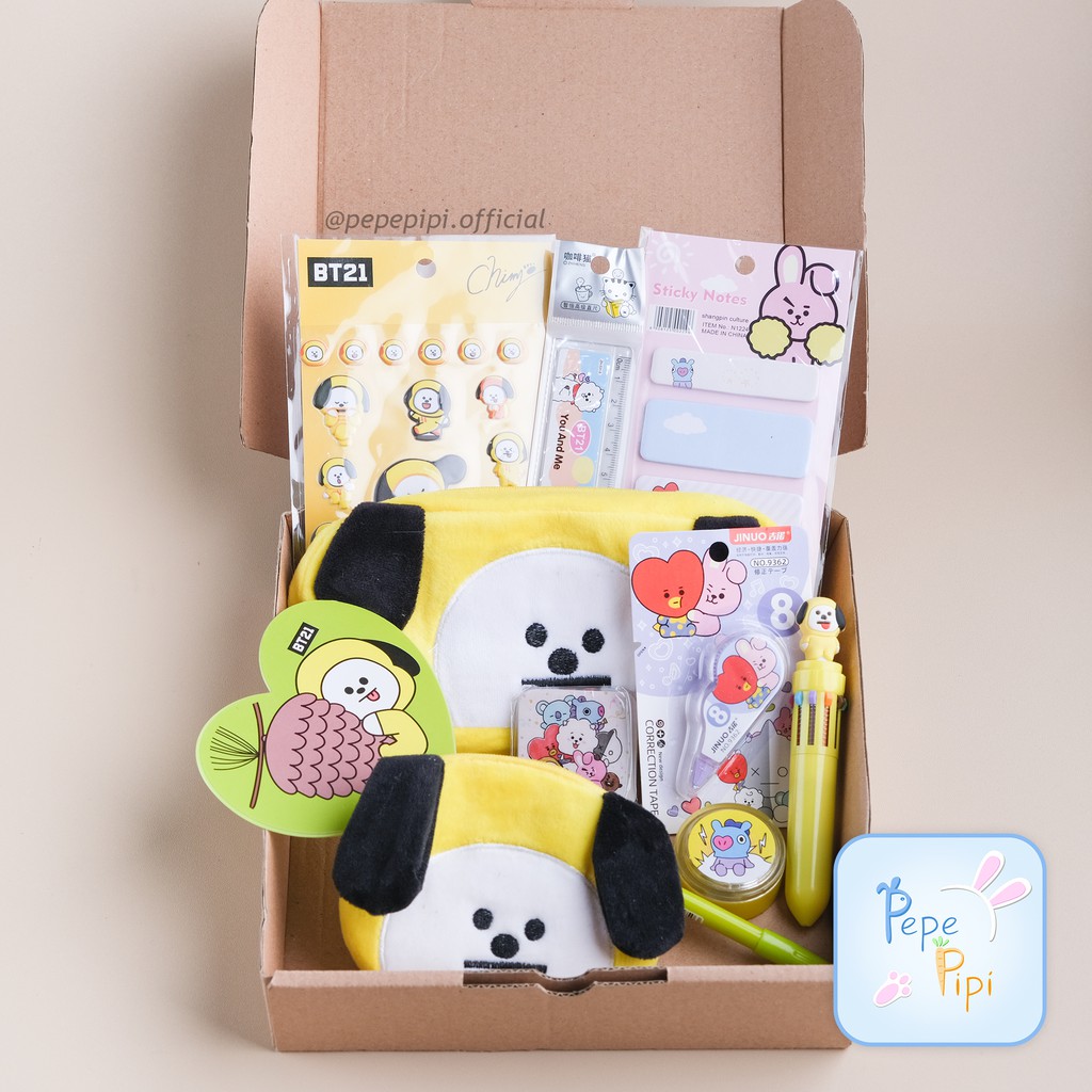 Parcel Lebaran Alat Tulis + Box Cantik Bingkisan Kado Gift Anak Hampers Set Kotak Pensil Pulpen