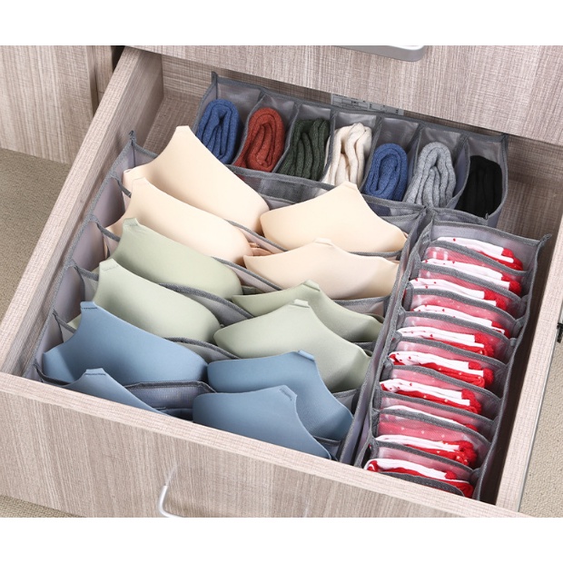 Tempat Penyimpanan Underwear Mesh Storage Box Nylon Impot premium MX1268