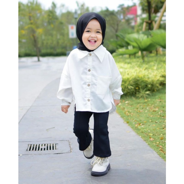 Kemeja anak oversize Laki-laki dan perempuan 1-6TH