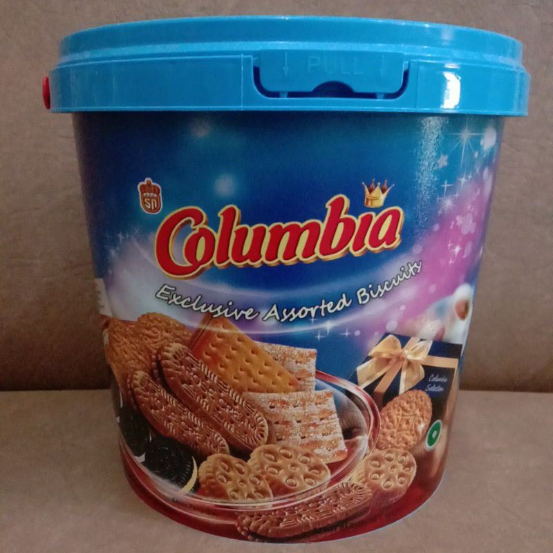 Columbia ember 400g / Columbia biskuit ember / kalengan columbia / biskuit kaleng columbia
