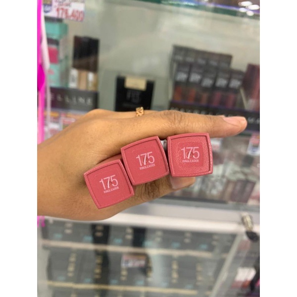 maybelline lipstik super stay matte ink ringleader 175