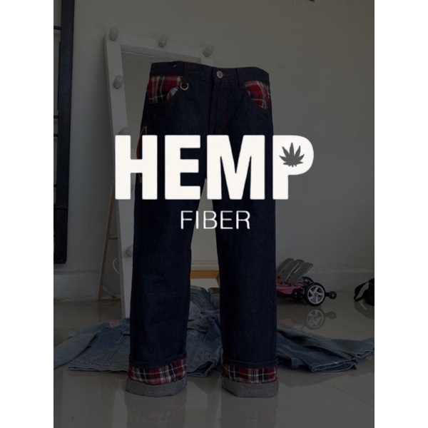 17 OZ HEMP FABRIC DENIM