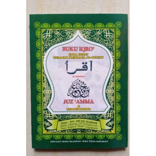 Iqrok Bendel Besar lengkap jld 1-6 lengkap dengan JusAmma