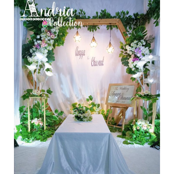 Backdrop Akad (hanya untuk di sewa)