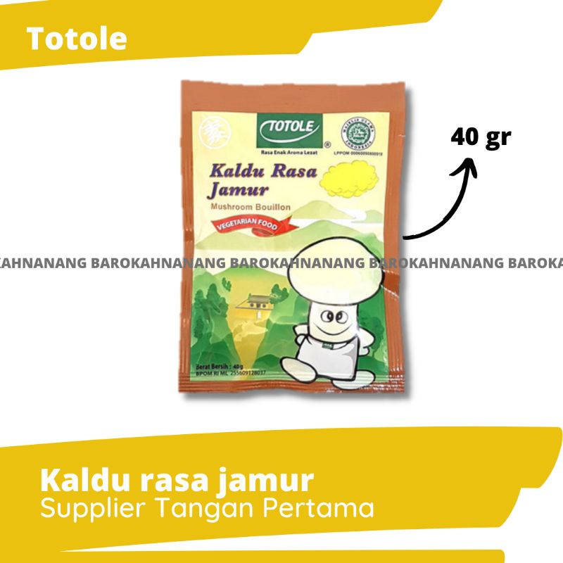 

Kaldu rasa jamur merk Totole 40 g