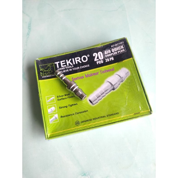 TEKIRO PH 20 1/4&quot; Quick Coupler Kopler Nepel Selang Kompresor PH20