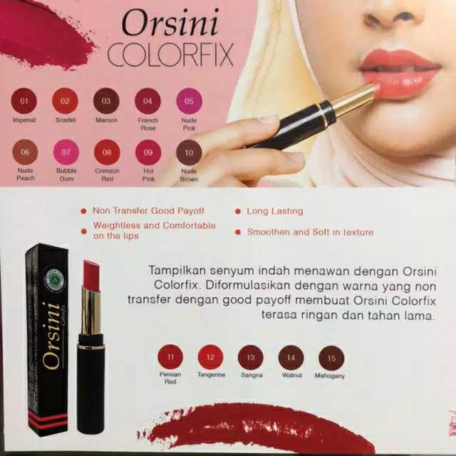 Orsini Lipstik / Orsini Lipstick / Orsini Lip Stik / Orsini Lip Stick
