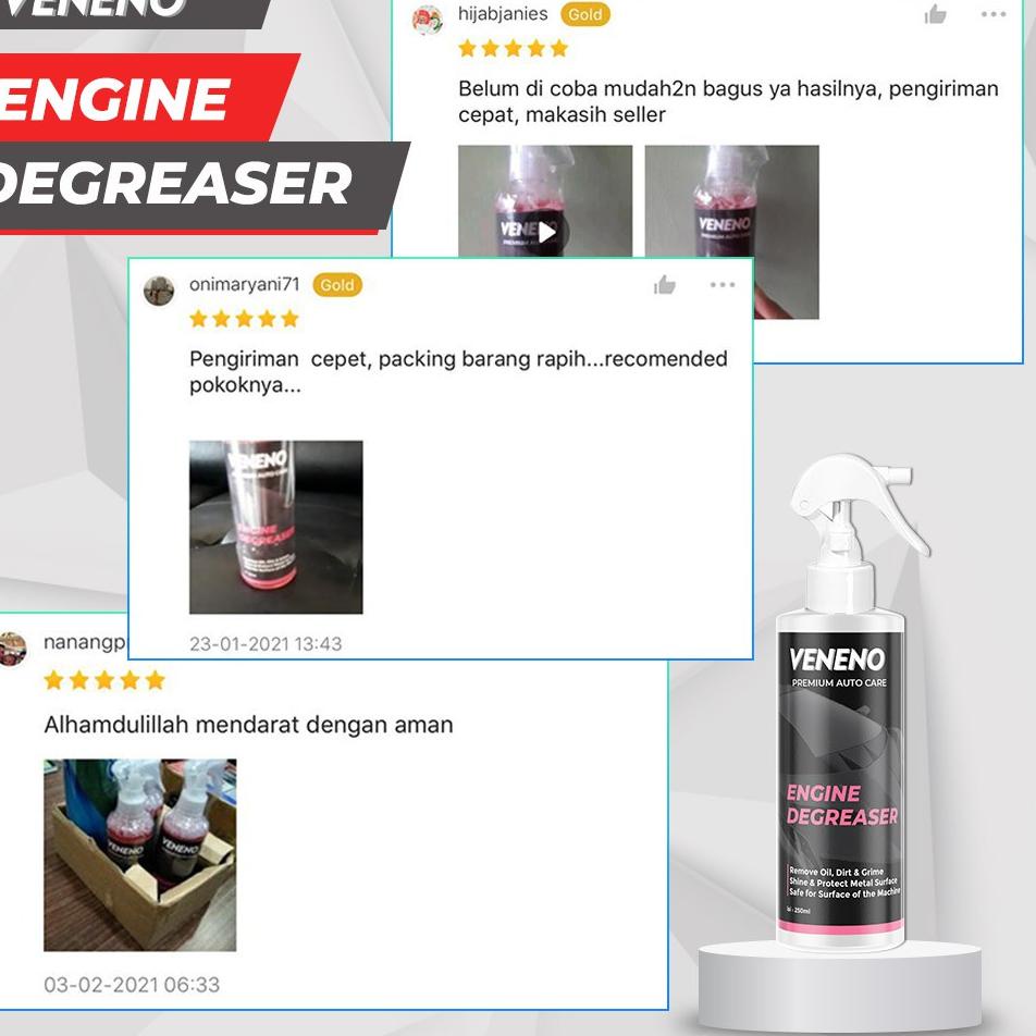 Murah ||
ZnL Veneno Engine Degreaser - Pembersih Ruang Mesin, Pembersih Sisa Oli dan Kerak Mobil & M