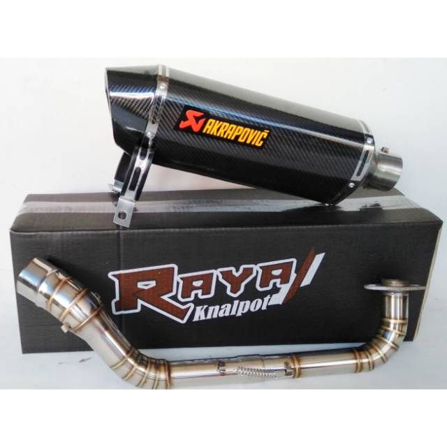 Knalpot Racing Akrapovic Nmax Aerox pcx