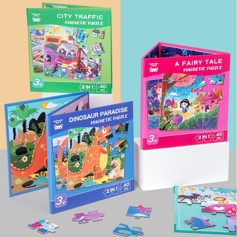 Magnetic Puzzle Book (Magnetic Puzzle/Puzzle Book/Puzzle Anak/Mainan Puzzle/Mainan Edukasi)