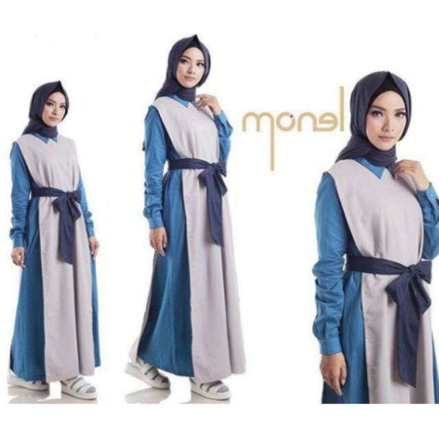 Basic apron dress original by monel (SOLD)