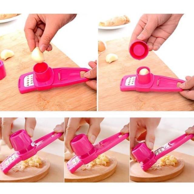 Parutan Mini Onion Slicer Alat Potong Perajang Penghalus Bawang Bumbu Keju Garlic Press Chopper