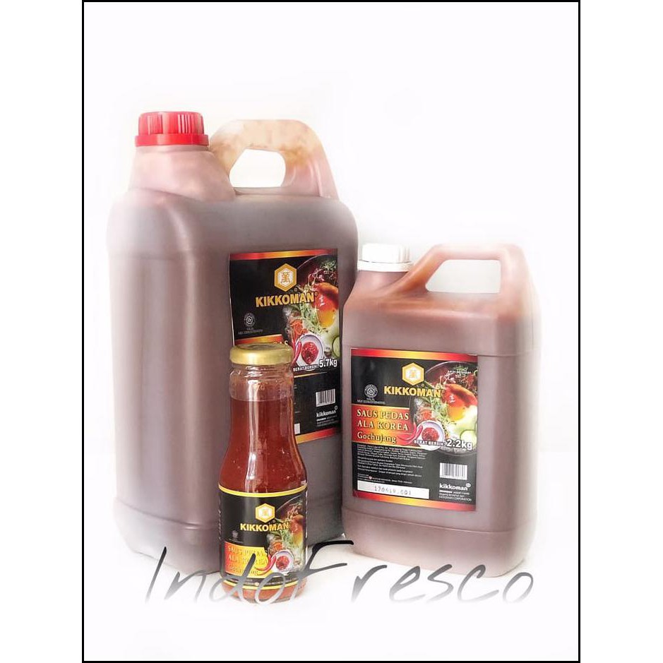

Ready - Kikkoman Gochujang Sauce- Sambel Pasta Jerigen 2L Halal
