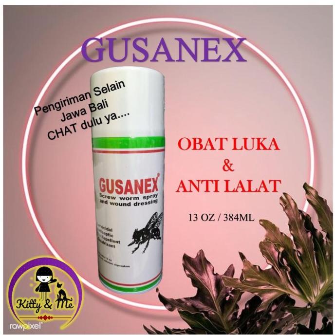 Gusanex Spray Obat Semprot Perawatan Luka Hewan Ternak Sapi Kambing