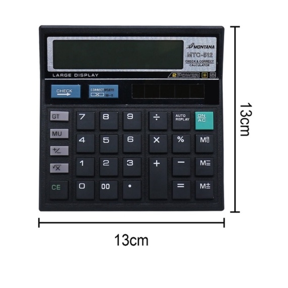 Kalkulator 12 Digit Montana 512 / Calculator Montana MTC-512
