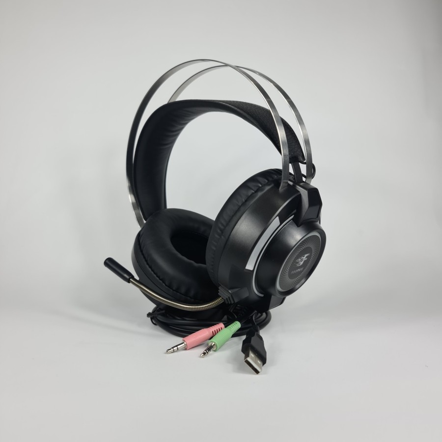 Headphone Gaming RGB FOOMEE QG16S Headset Gaming Stereo With Mic