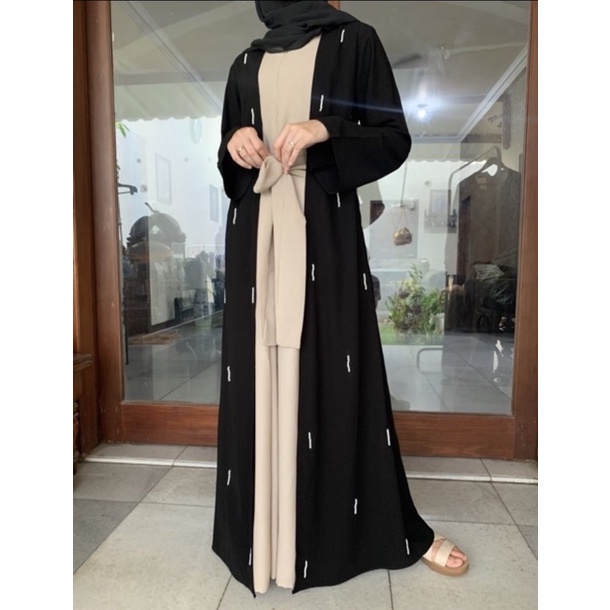 Jual Outfit2You - Abaya One Set 3in1 || BAHAN TERBARU gamis satu set