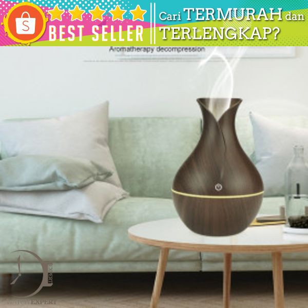 TaffwareUltrasonic Humidifier Aroma Essential Oil Diffuser 130ml - RJS21 - Marble White