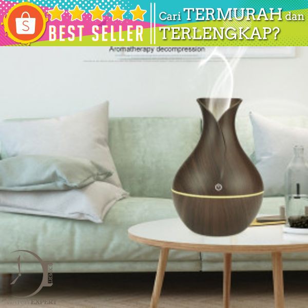 TaffwareUltrasonic Humidifier Aroma Essential Oil Diffuser 130ml - RJS21 - Marble White