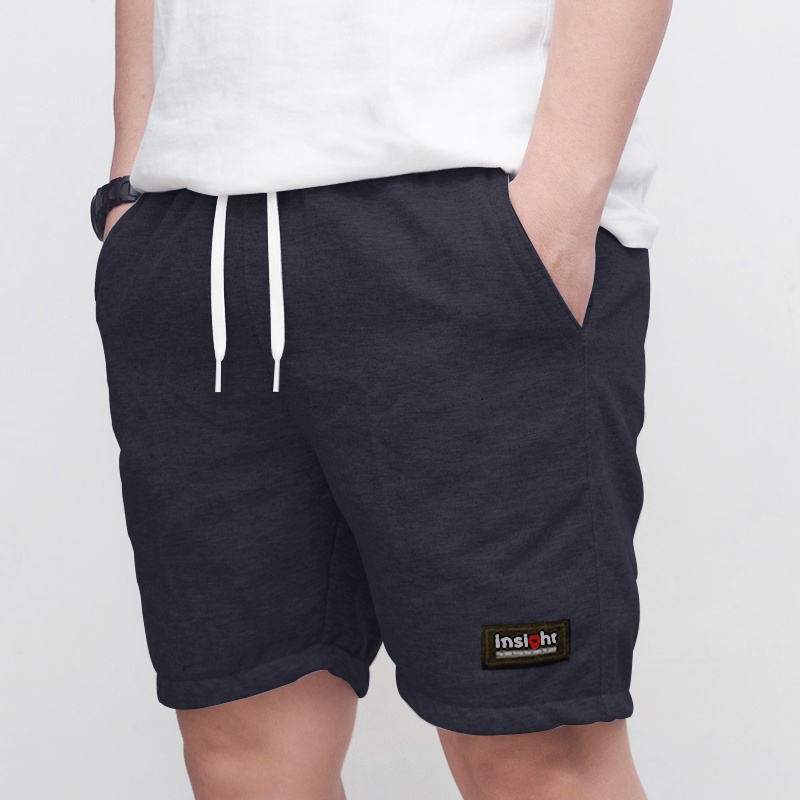 INSIGHTFULLY  | Celana Pendek Polos Olahraga Kasual Keren ( Walkshort ) Boardshort Broadshort Santai Jalan tidur Oke