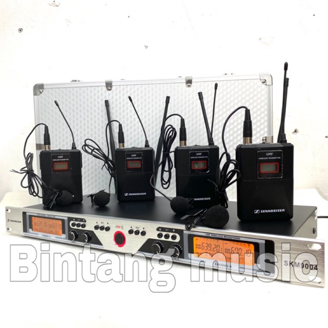 Mic Wireless Sennheiser 9004 - 4 Mic Clip on / Skm 9004 / Skm9004