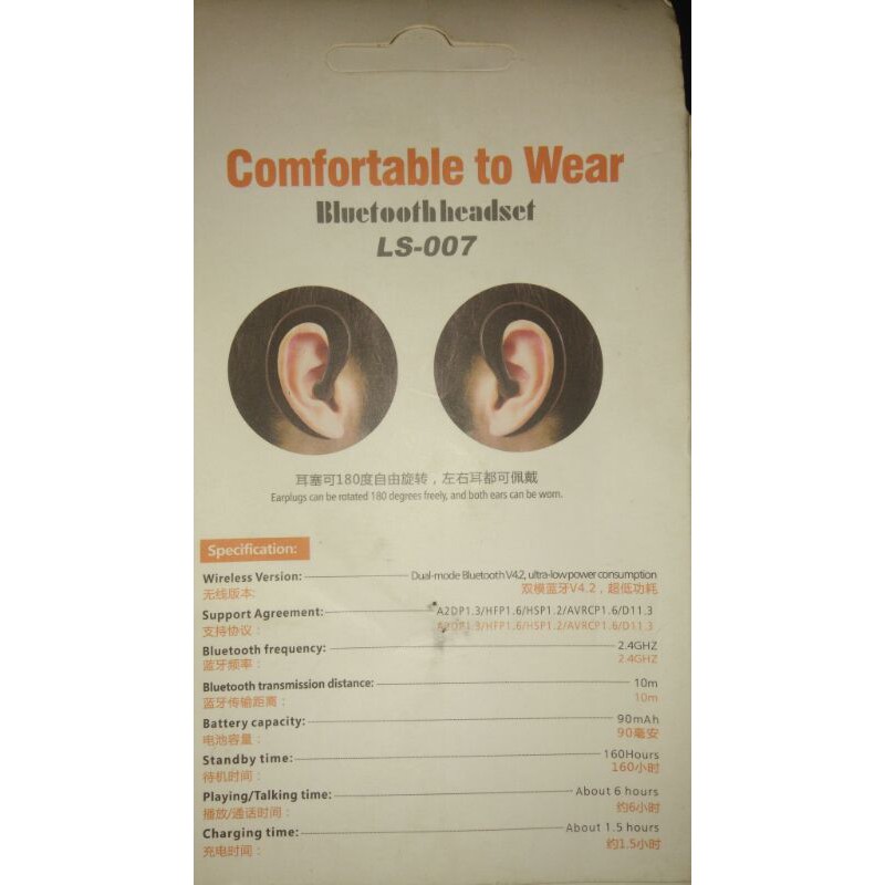 TWS Headset Bluetooth original