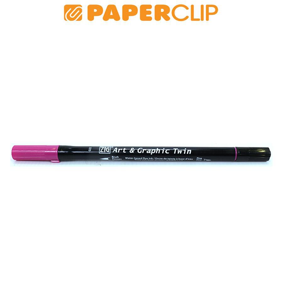

PEN BRUSH ZIG KURETAKE ART & GRAPHIC TWIN TUT-80 022 DARK PINK