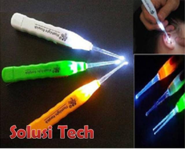 Korek Kuping Flashlight Earpick - Korek Kuping Led - Pembersih Telinga