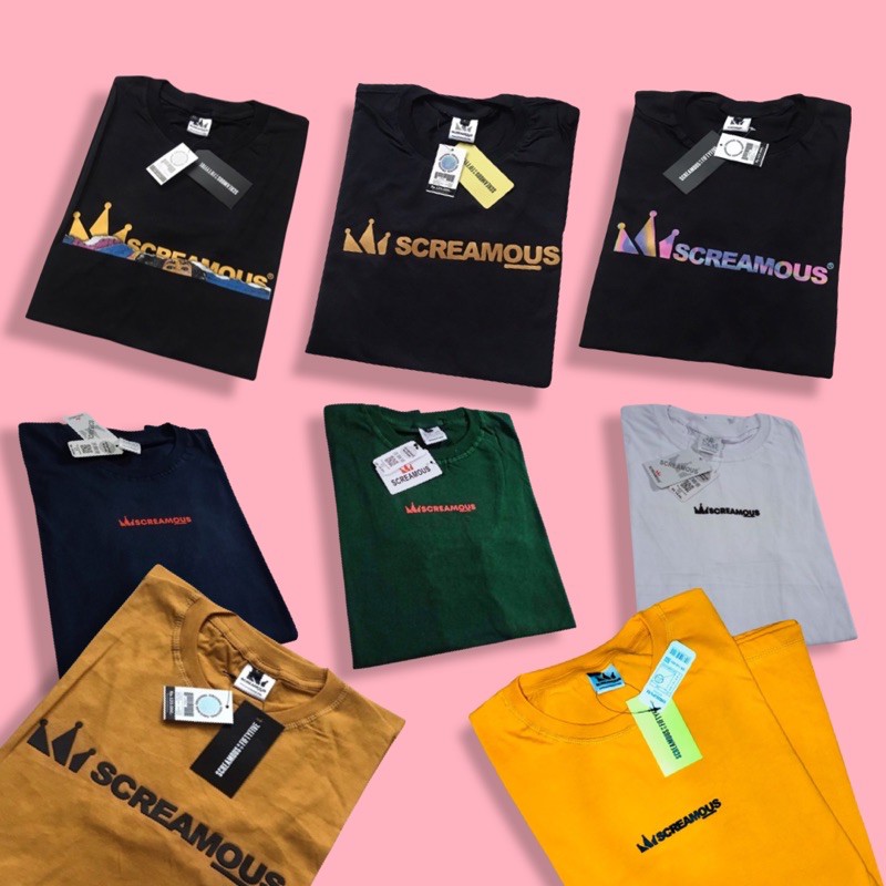 KAOS SCREAMOUS DISTRO PREMIUM KAOS SCREAMOUS