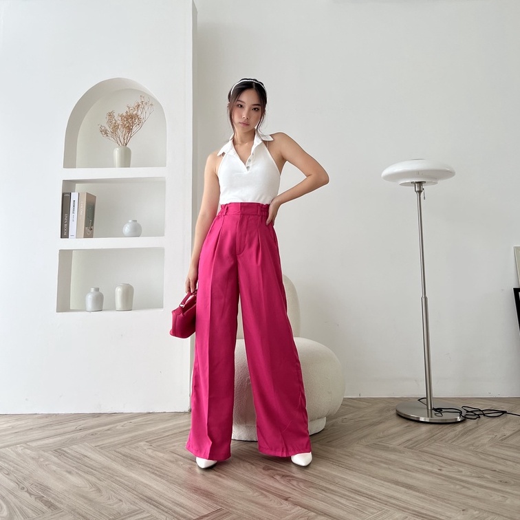 Jeju Wide Pants / Pants Highwaist Wanita