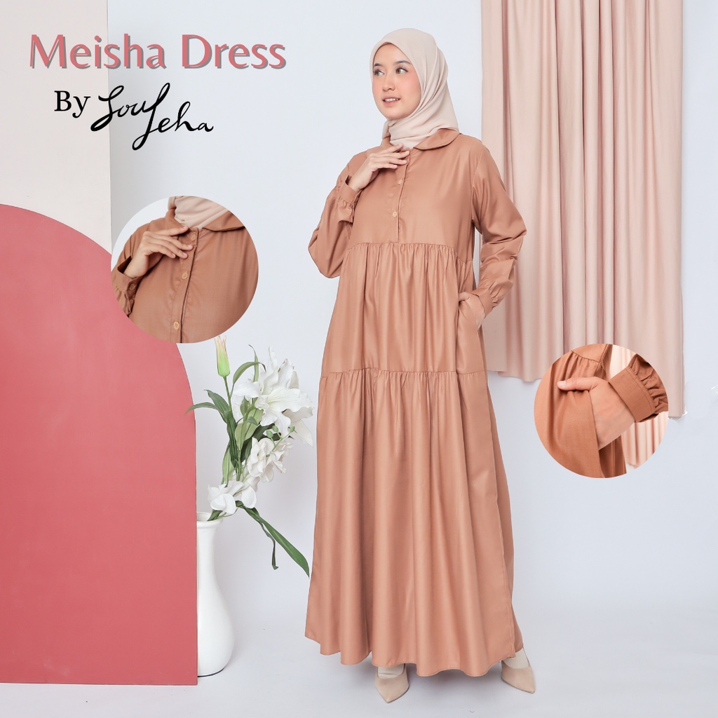 Soulleha   Meisha Dress   Korean Gamis Basic Premiumm