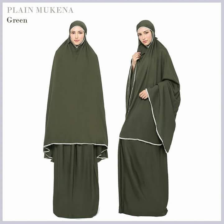 MUKENA POLOS HYGET RENDA / MUKENA POLOS DEWASA BAHAN HYGET