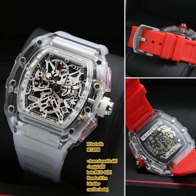 Jam tangan pria rm50-03/01 transparan terbaru wtCh~7