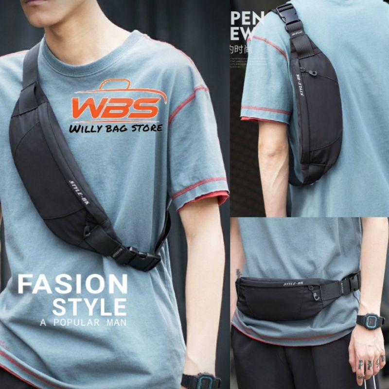 tas pinggang pria/ waish bag 5608