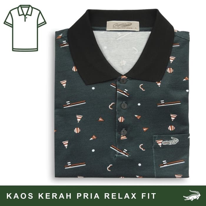 Crocodile DIAMOND 1594 - Baju Kaos Kerah Pria Men Polo Original Relax