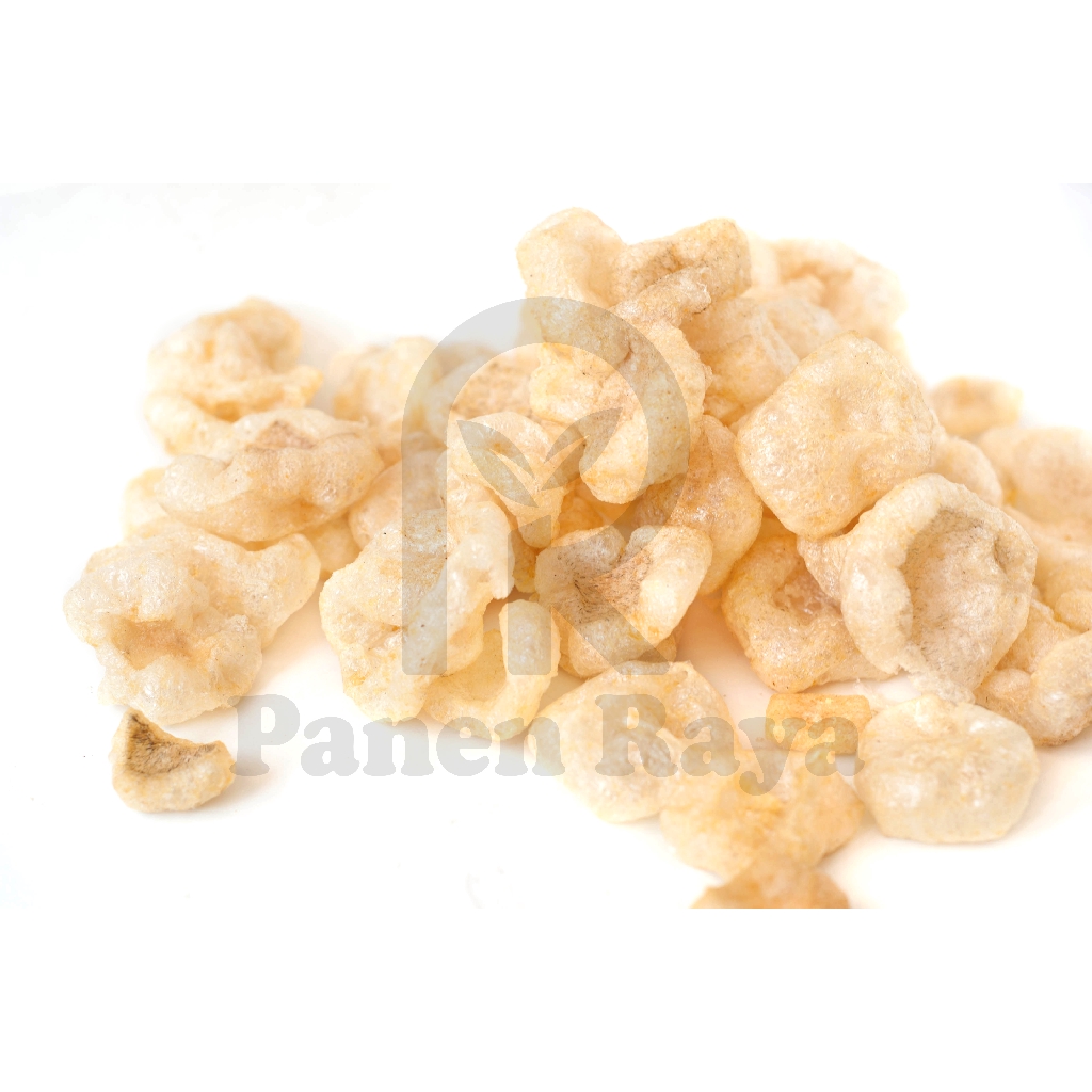 

Krupuk Rambak Sapi Kotak PR 100gr Keripik Kulit Krecek Siap Makan