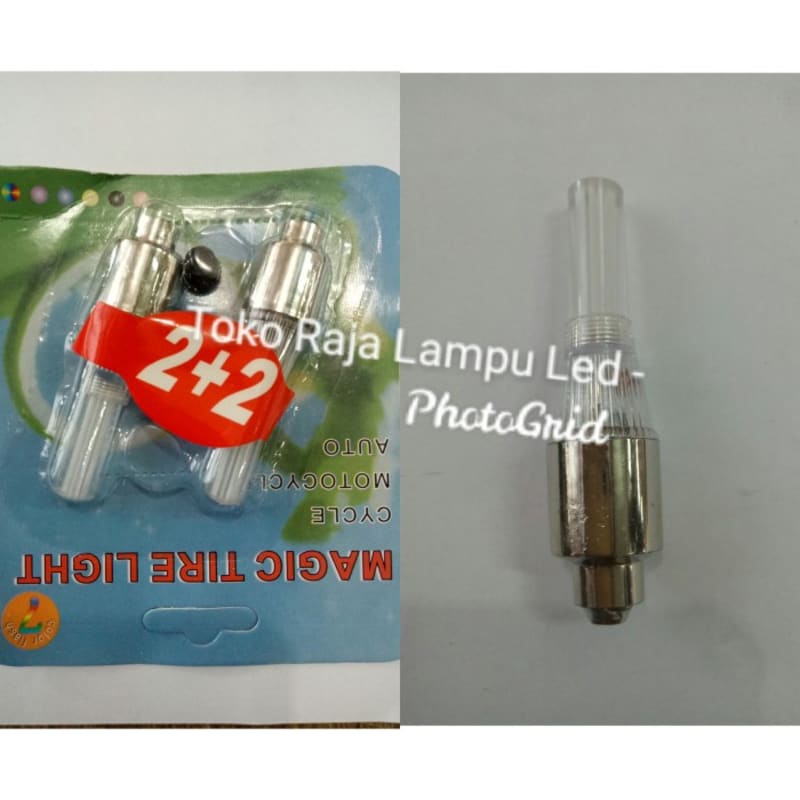 tutup pentil led lampu 7 warna