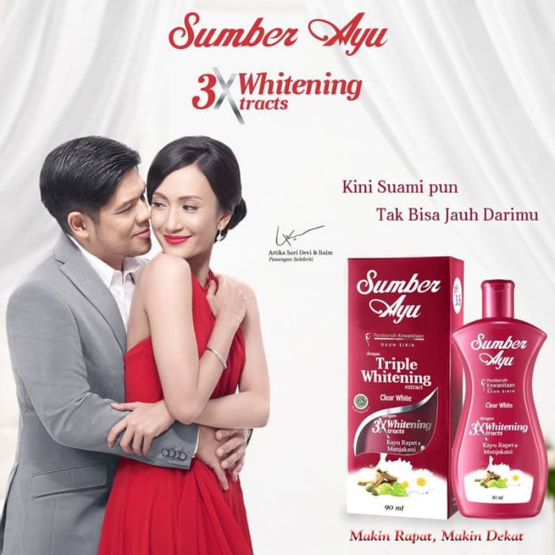 Sumber Ayu Pembersih Kewanitaan Triple Whitening /Merah 50ml | 90ml | 200ml