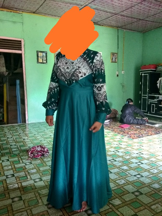 Maura Couple - Sania Ruffle Batik Couple Ori Ndoro Jowi Garansi Termurah Shopee - 6