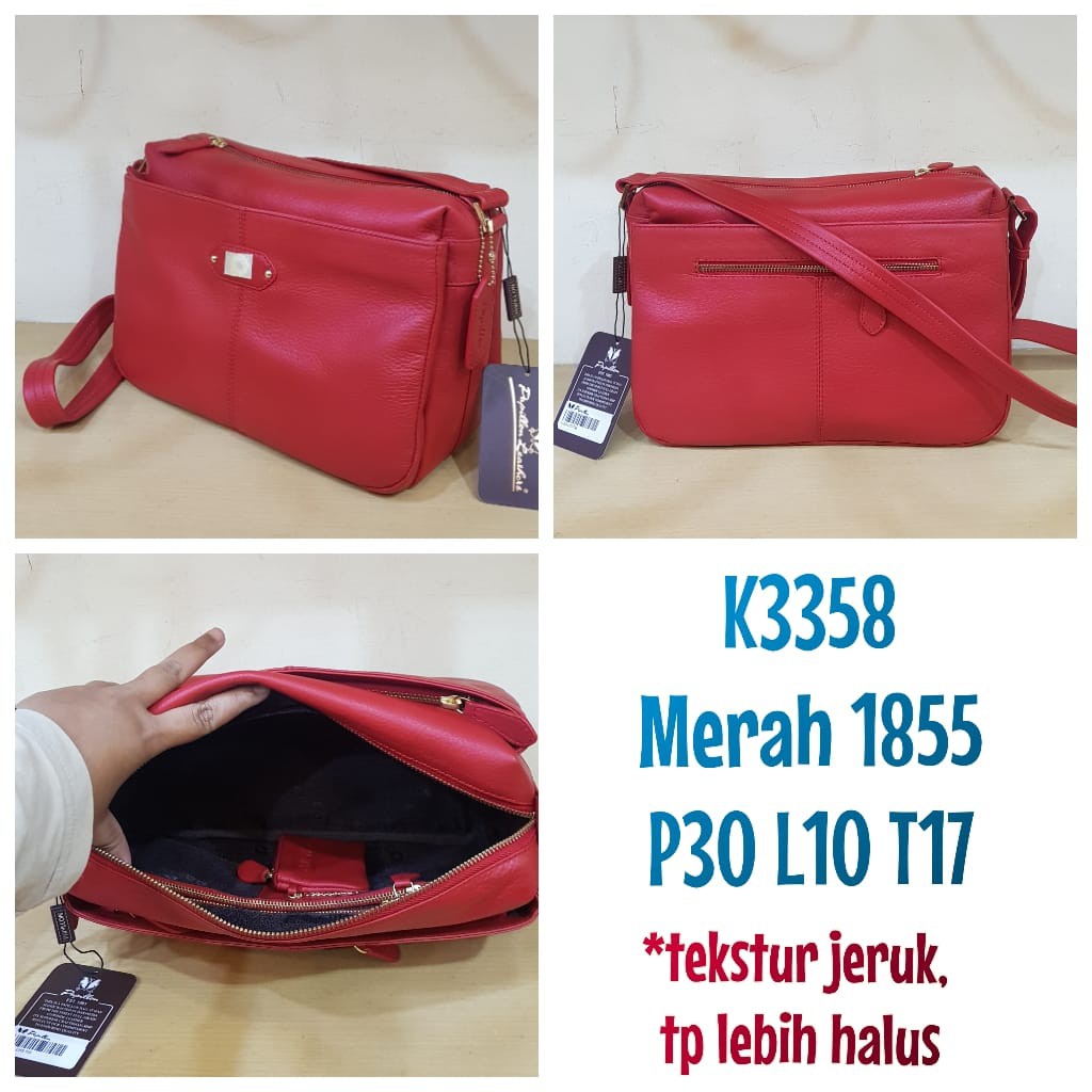 Tas Papillon Original K3358 Merah