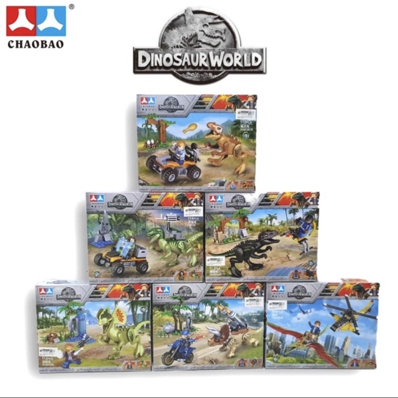 Brick  Dinosaurus World - Mainan Anak Dinosaurus - Diliphosaurus 112 PCs