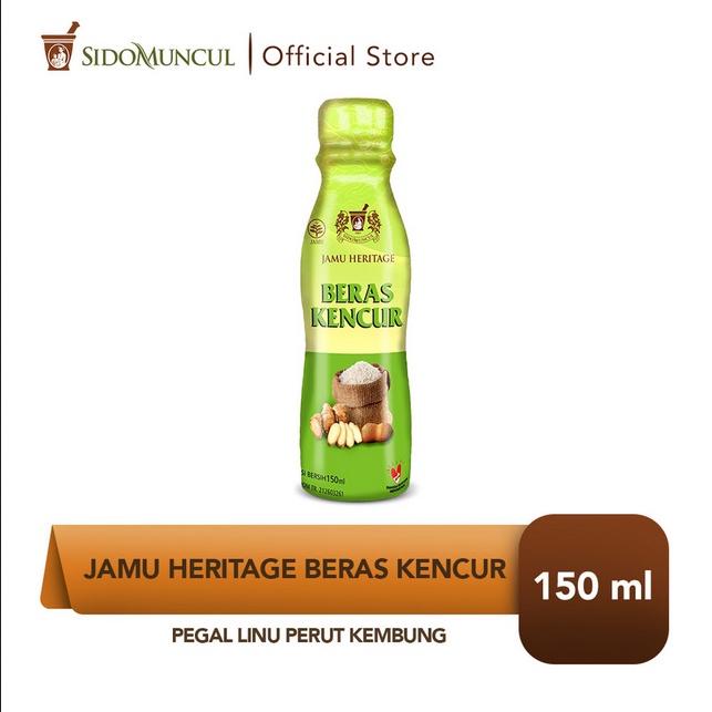 

Jamu Heritage Beras Kencur 150ml Sido Muncul Pegal Linu Perut Kembung