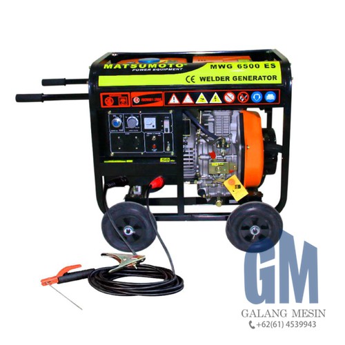 DIESEL & WELDER GENERATOR / GENSET JENSET MATSUMOTO MWG-6500 ES