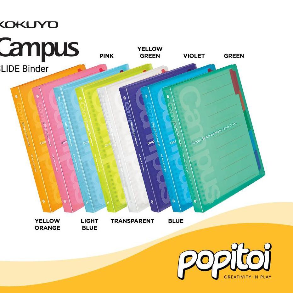 

Murah Sekarang KOKUYO Campus SLIDE Binder B5 Notebook Loose Leaf