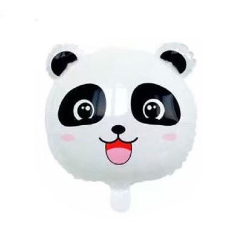 balon foil binatang animal bentuk kepala hewan panda kelinci beruang bebek duck bear rabbit 18 inch besar