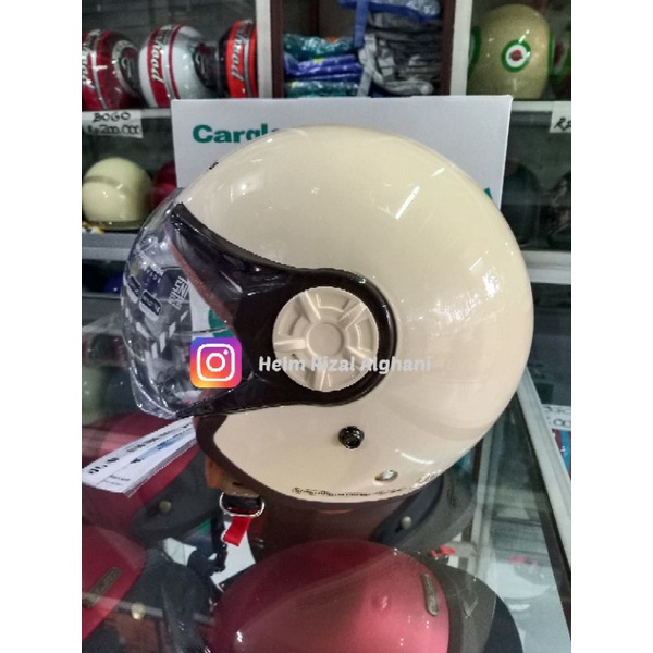 HELM CARGLOSS YR HIJAB CREAM original