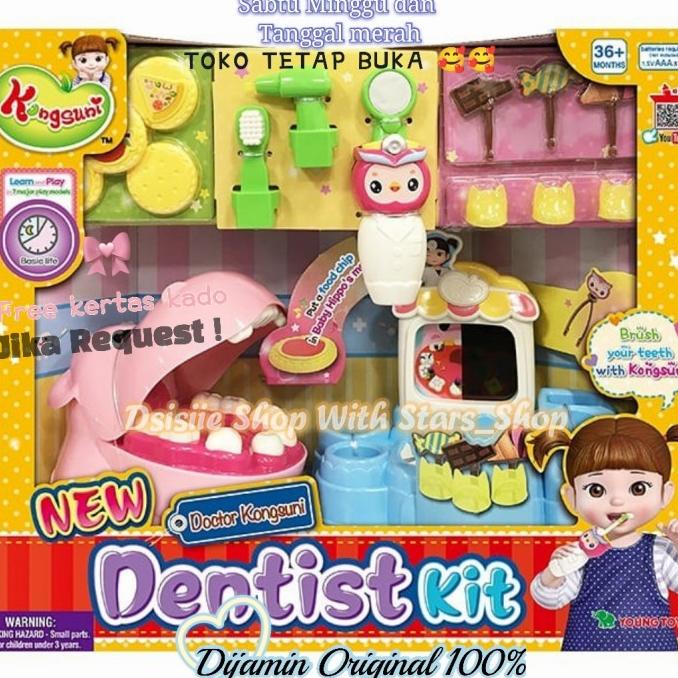 Kongsuni Dentist Kit New Versi 2 Original - Mainan Dokter Gigi Anak