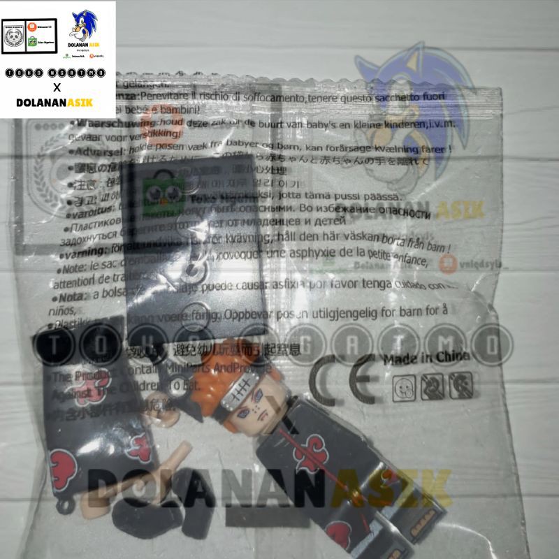 Mainan Anak Lego Naruto Shippuden Akatsuki ( Pain Tendo ) Brick Minifigure